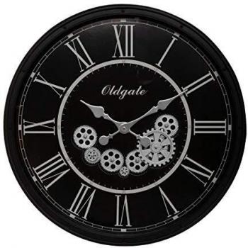 Reloj de pared Atmosphera Loann D76 cm - Diseño moderno y elegante en color negro