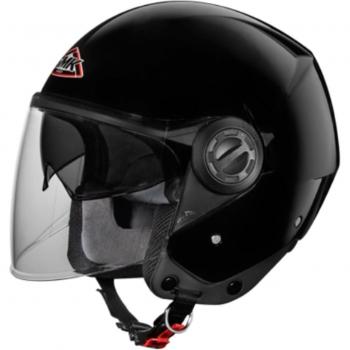 CASCO SMK JET NEGRO BRILLO GL200 TALLA XS