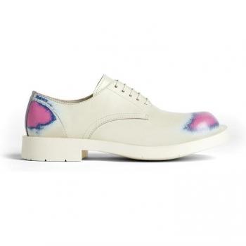 CAMPERLAB MIL 1978 - Women's Formal Shoes in White/Pink/Blue, Size 38, Smooth Leather