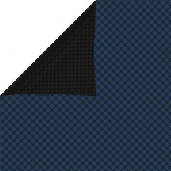 vidaXL Floating PE Solar Pool Cover 400x200 cm Black and Blue