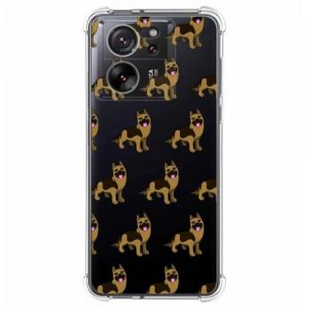 Funda de Silicona Antigolpes para Xiaomi 13T / 13T Pro 5G con Diseño de Perros 09