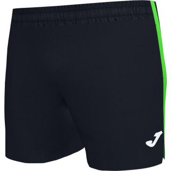Shorts Elite VII Hombre Negro Verde Flúor