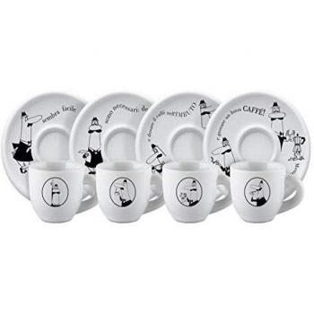 Juego de Café Bialetti Carosello 8 Piezas Multicolor