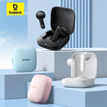 Auriculares verdaderamente inalámbricos Baseus Bowie E16 blancos Bluetooth 5.3 con resistencia al agua IPX4 y 30 horas de tiempo de reproducción