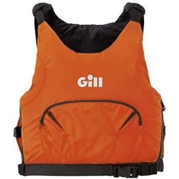 Gill Pro Racer Side Zip 50N Kayak Dinghy Sailing PFD Buoyancy Aid para Deportes acuáticos - Naranja - Unisex