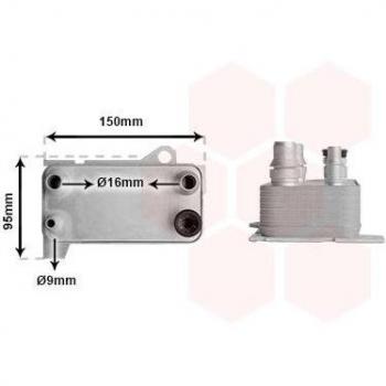 Radiador de aceite para transmisión automática VAN WEZEL 30013704