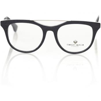 Frankie Morello Geometric Blue Night Wayfarer Glasses