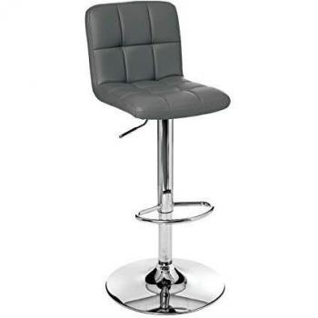 Juego de 2 taburetes en gris Delek
