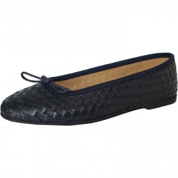 Gallucci - Bailarinas de Piel para niña, color Azul, talla 40