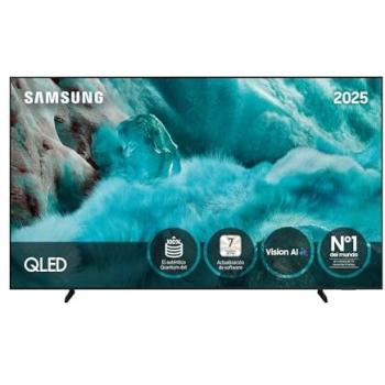 Televisor QLED 98 Samsung TQ98Q7FAAUXXC, 4K UHD, Procesador AI Q4, Smart TV, Color Negro