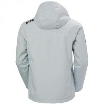 Helly Hansen Men's Crew Hooded Midlayer Sailing Jacket 2.0 Grey