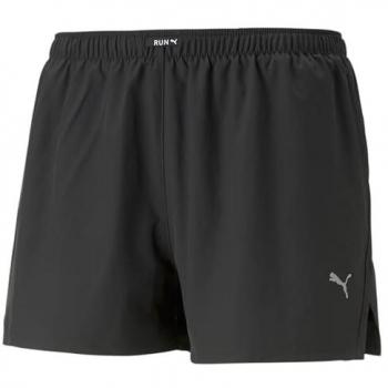 Pantalones Cortos Puma Run Ultraweave Split para mujer, color negro, talla M
