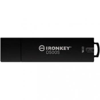 Kingston Technology IronKey D500S 16GB USB Flash Drive FIPS 140-3 Level 3 AES-256 Encryption