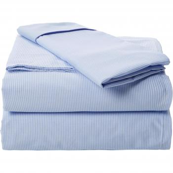 Atenas Home Textile Cambridge - Juego de sábanas, 3 piezas, cama de 105 cm, color azul