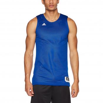 Adidas Rev Crzy Expl J Camiseta de Baloncesto, Hombre, Azul