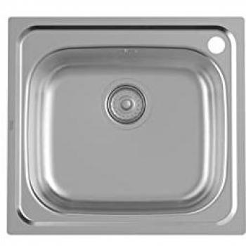 Fregadero de Acero Inoxidable Roca Victoria 1 Cubeta 45 cm Cromado