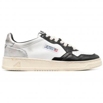 Autry Vintage White Leather Sneakers for Men - Size 8 US