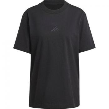 Camiseta adidas All SZN Loose de manga corta para mujer en color negro