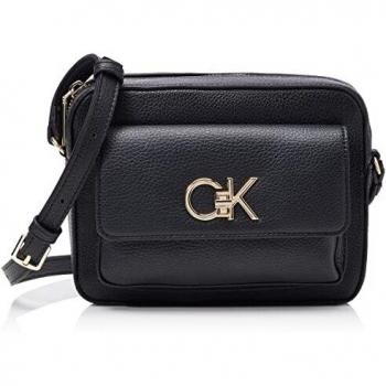 Calvin Klein Polyester Women’s Cross Body Bag, Black, Size: ONE SIZE