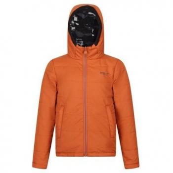 Chaqueta Reversible Kyrell Camuflaje para Niños/Niñas - Naranja - Talla: 13 años