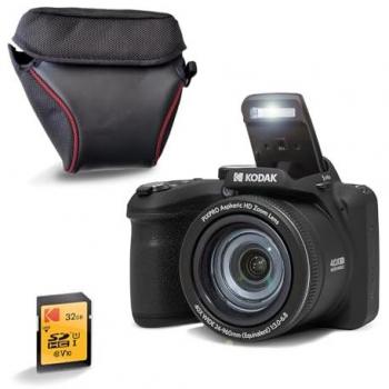 Cámara Digital Kodak Pixpro AZ405 Bridge 20MP, Zoom Óptico 40x, Gran Angular 24mm, Full HD 1080p, OIS, Pantalla LCD de 3, Funda + Tarjeta SD