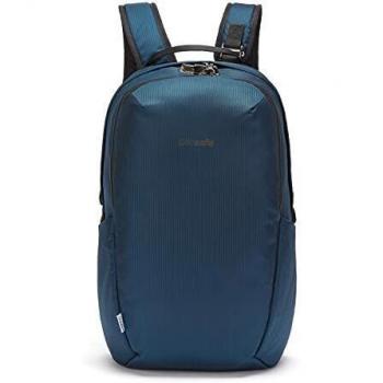 Pacsafe Vibe 25L ECONYL Ocean Backpack - Sustainable Black Rucksack