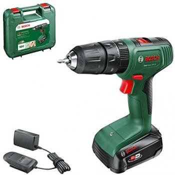 Taladro Percutor Inalámbrico Bosch EasyImpact 18V-38 con Batería de 2,5 Ah y Cargador en Maletín