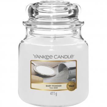 Yankee Candle Baby Powder Medium Jar 411g Scented Candle