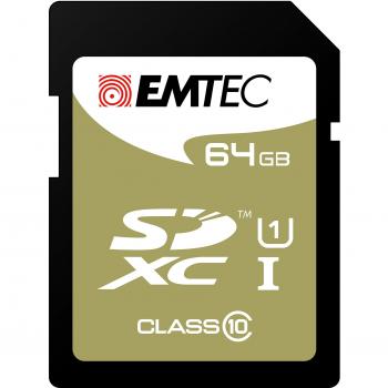 Emtec SDXC 64GB Class 10 64GB SDXC Class 10 memoria flash - Tarjeta de memoria