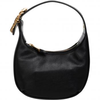 Moschino Elegant Compact Hobo Bag Black Female ONE SIZE