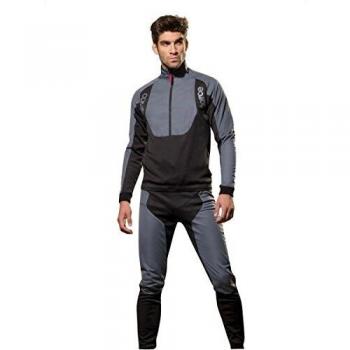 Camiseta interior SPIDI TECHNO PLUS CHEST – S – Black/Grey – Negro