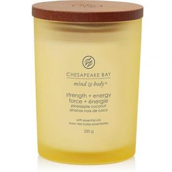 Chesapeake Bay Candle Strength & Energy Pineapple Coconut 250g Eco-Friendly Scented Candle