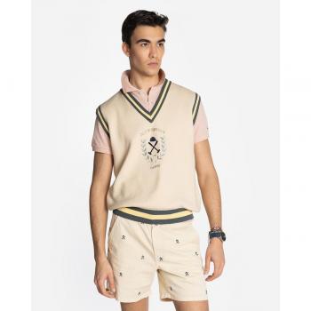 Chaleco de punto Harper & Neyer con cuello de pico