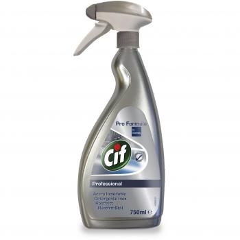 Cif 936989 - Limpiador de acero inoxidable y cristal, 0.75 l, multicolor