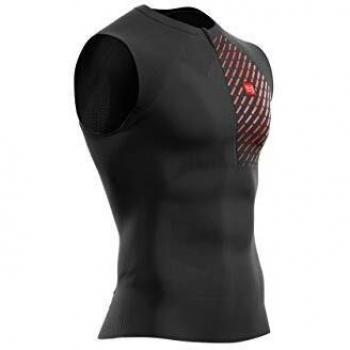 Compressport Camiseta Trail Running Postural Tank Top Sin Mangas Negro - S