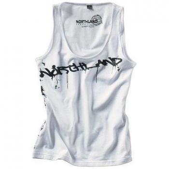 Northland Tahiti Gesa Womens Top - UK 10, White