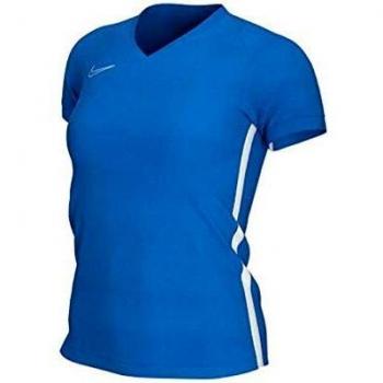 NIKE W Nk Dry Acdmy19 Top SS Camiseta, Mujer, Royal Blue/White/White, M