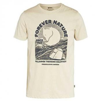 Camiseta Fjällräven Equipment Manga Corta Blanco Crema para Hombre Tamaño L