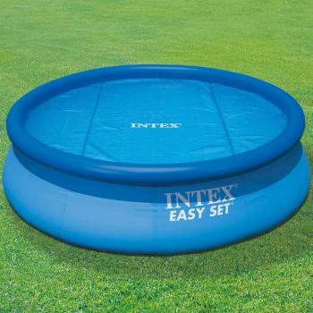 Cubierta solar de piscina redonda 366 cm Intex Azul