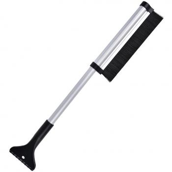 Mia vogo Batidor Rasqueta de hielo nieve Cepillo para Auto Invierno Con Mango Telescópico 42 – 65 cm