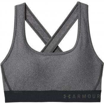Under Armour Sujetador Deportivo para Mujer Espalda Cruzada, Mujer, 1310459-020, Charcoal Light Heather/Black, Small