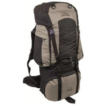 Highlander Rambler - Mochila de trecking 88 Litros con correa y respaldo ajustable