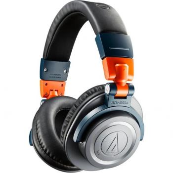 Audio-Technica M50XBT2LAB Wireless Over-Ear Headphones Limited Edition Navy/Orange
