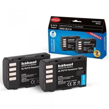 Batería Hahnel HL-PLF19 Doble Pack para Panasonic - Reemplazo de DMW-BLF19, 1970 mAh