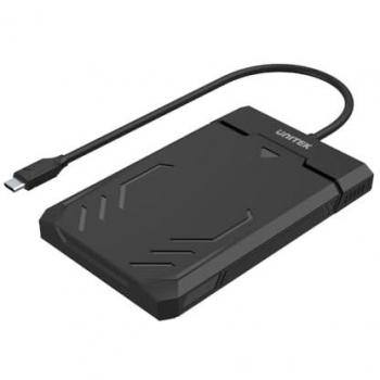Carcasa USB-C 2.5 HDD/SSD SATA III UASP 5Gbps Negra