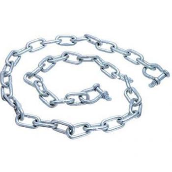 Seachoice 50-44101 Cadena ancla galvanizada con grillete, 5 mm x 1,2m