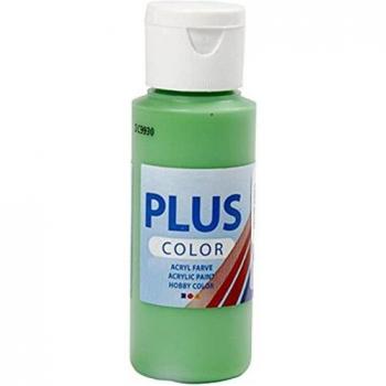Pintura Acrílica Plus Color Verde Brillante, 60 ml