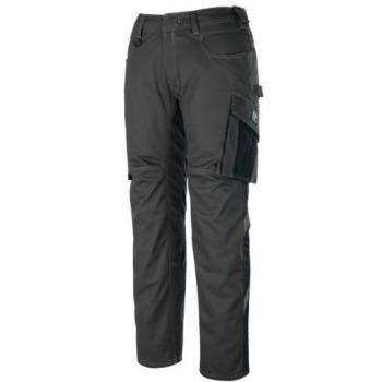 Pantalones de Trabajo Mascot Oldenburg 12579 con Bolsillos en los Muslos Rojo/Negro (Tamaño L32W30.5)