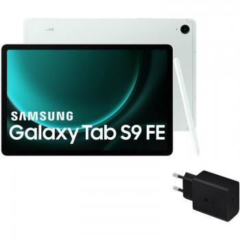 Samsung Galaxy Tab S9 FE WiFi 10.9 8/256GB Verde + Cargador 25W