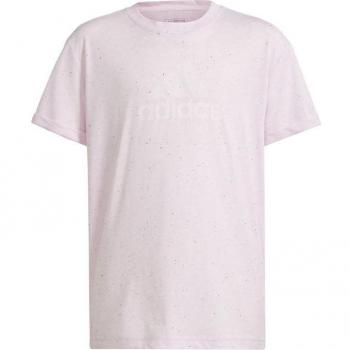 Camiseta adidas Future Icon Big Logo Niña - Rosa (Modelo IS4390)